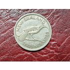 6 пенсов Новая Зеландия 1943 г.