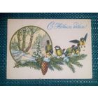 Открытка. С Новым годом! Художник Г. Попов. 1978 год