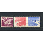 Польша - 1957 - Чемпионат мира по фехтованию среди молодежи - (отпечатки пальцев и пятно на клее) - [Mi. 1005-1007] - полная серия - 3 марки. MNH.  (Лот 99CX)