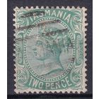 27.Aust. Великобритания. Австралийские штаты. Тасмания. Виктория. Стандарт. 1878 г. 2p. Mi.#31.