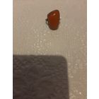 Кольцо с янтарем звезда 875