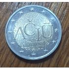 Литва, 2 евро 2015 года, Литовский язык