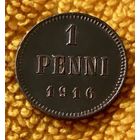 1 penni 1916 года.