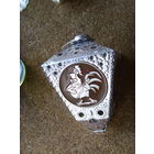 Rare! Елочная игрушка СССР . Петух . Бременские музыканты . Фонарик.