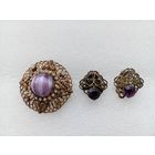 Брошь, клипсы