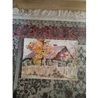 Картина СССР акварель.