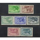 Греция Оккупация странами Оси Авиа 1942 Боги ветров #452,454,459-62*