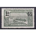 66.FrK. Франция. Колонии. Гваделупа. Местные мотивы. Надпечатка нового номинала. 1926 г. 65C. Mi.#87.