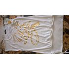 Модная туника с золотым узором