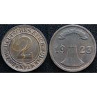 YS: Германия, 2 рентенпфеннига 1923G, KM# 31 (2)