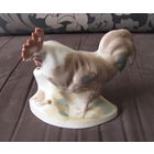 Статуэтка фарфоровая (карандашница) Петушок, СССР.