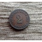 Werty71 Германия 2 пфеннига 1914 A