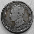 Испания 50 сентимо 1904