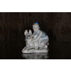 Фарфоровая статуэтка "Юный пограничник" ЛФЗ