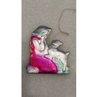 Елочная игрушка Алёнушка и братец Иванушка картонаж,200 лотов с 1 рубля!!!