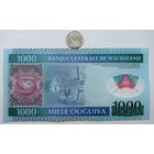 Werty71 Мавритания 1000 угий 2014 UNC банкнота