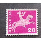 Марка Швейцария 1960 год История почты