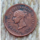 Великобритании 1/4 фартинга 1853 года. Виктория. Корона. Предложи свою цену или обмен!