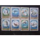 Монголия 1980 Фауна Антарктики Полная серия с клеем без наклеек Михель-4,5 евро гаш