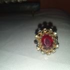 Винтажные серебряное кольцо 875 звезда