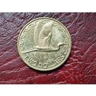 2 доллара Новая Зеландия 2019 г.