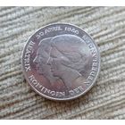 Werty71 Нидерланды 2,5 гульдена 1980 Коронация королевы Беатрис