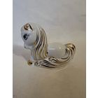 ЛОШАДКА.  Статуэтка фарфоровая "Лошадь" (конь). Редкий окрас с позолотой.    ДФЗ  АУКЦИОН не с рубля без МПЦ.