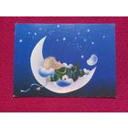 Поздравительная открытка! Литовская открытка. Ладигайте 1985 г.