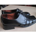 Туфли мужские, модельные, на приподнятом каблуке, 45 р-р