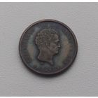 ДАНИЯ  1/5 ригсбанкскиллинг 1842 г.