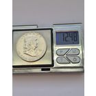 50 центов США 1951 года (Франклин) Филадельфия. Серебро 900 пробы. Sm45453.