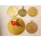 Настольные медали разные одним лотом
