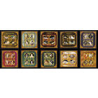 Серия блоков ДЕВУШКИ ИСКУССТВО КАРТИНЫ НЮ MNH