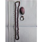 Бусы гранатовые винтажные