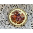 Брошь Свидание Фрагонар Western Germany клеймо Германия 50-е