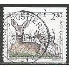 Швеция. Косуля с детёнышем. 1992г. Mi#1701.