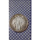 Таиланд 1/2 бат,2 салунга 1919 слоны