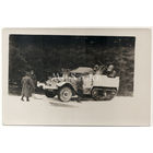 Военное советское фото с зенитной самоходной установкой M16, Ленд-Лиз. Редкость.