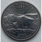 США 25 центов (квотер) 2006 г. P. Северная Дакота