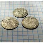 Полугроши 1509, 1510 Сигизмунда 1 и Свиндицкий полугрош Людовик ІІ Ягеллончика