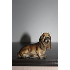 Статуэтка "Собачка", высота 6 см,  мелкие дефекты поверхности, подписная, "MADE IN ITALY".