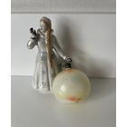 Елочная игрушка шар градиент СССР К.11