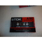 Винтажная Чистая аудиокассета TDK А-90. JAPAN