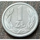 Польша 1 злотый, 1990     ( 2-3-6 )