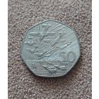 Великобритания 50 пенсов, 1994 50 лет высадки союзников в Нормандии