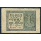 Польша, 1 злотый 1941 год.