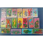 Наклейки 90-х от жвачки