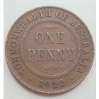 Австралия 1 пенни 1922 год король Георг V