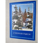 С009-4666 Открытка Новый год Подписана Прошла почту Фото Костенко 1973