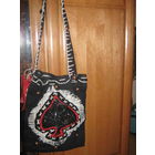 Сумка дамская ручной работы и дизайна в готическом стиле